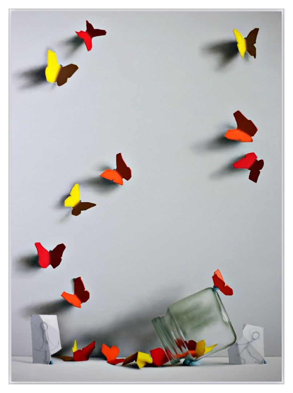 Butterfly Giver (red,yellow,orange)